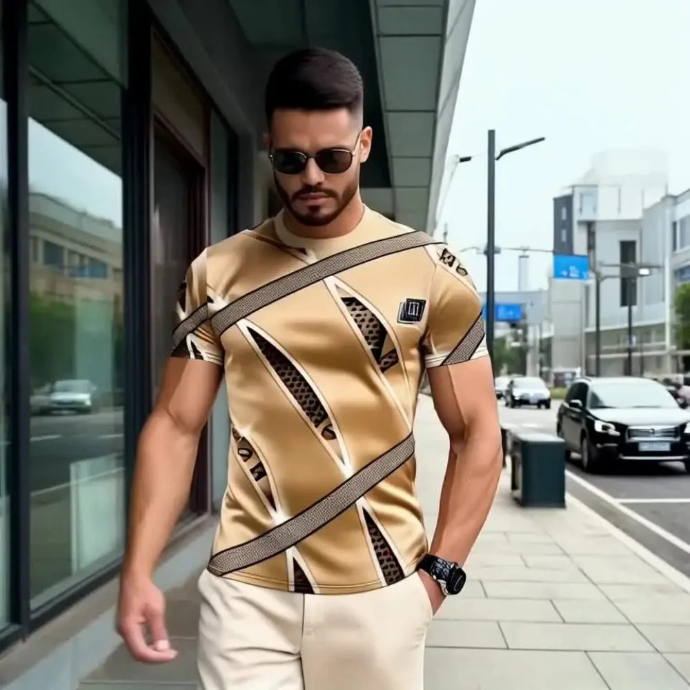 Summer Iraq Men's 3D T-Shirt Printed Football Jersey Loose Fashion Printed Casual Women's Short Sleeve Men's Sports T-Shirt