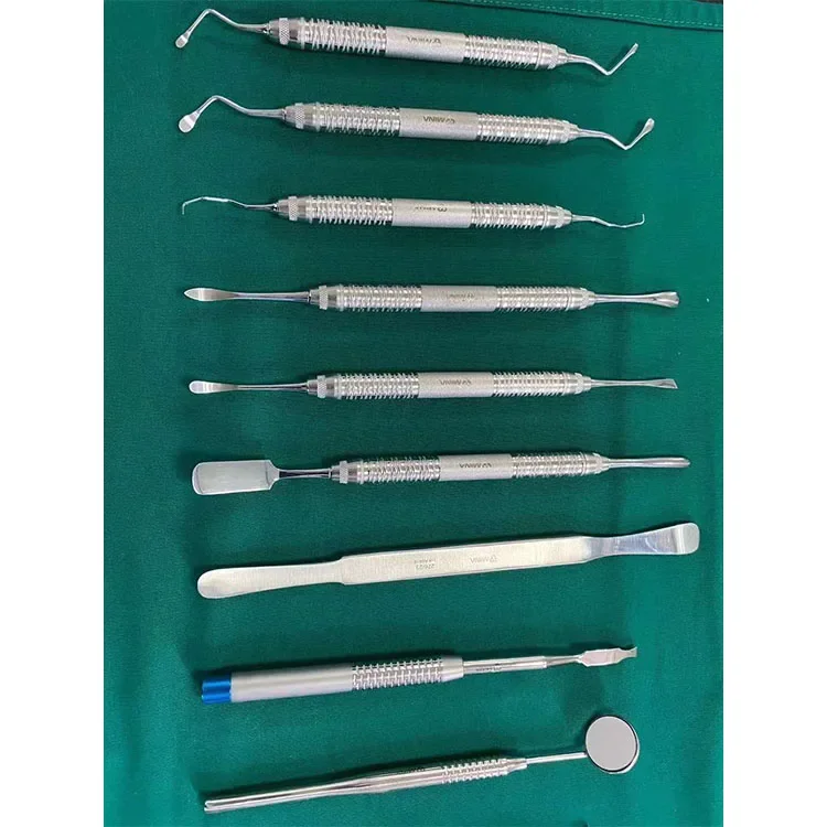 High Quality Oral Dentals Surgery Extracting Elevators Forceps Instrument Kit Set