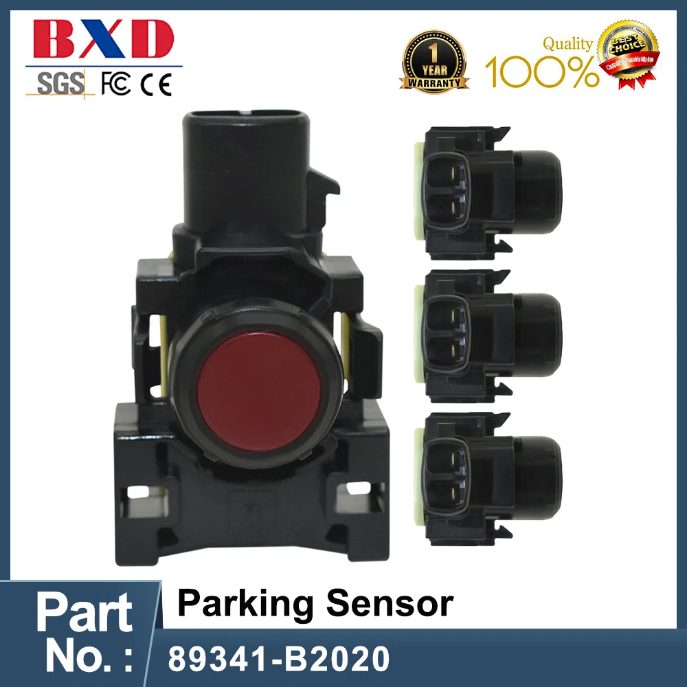 1/4PCS PDC Parking Sensor 89341-B2020 red/black Fit For TOYOTA For Daihatsu Auto Parts Car Accessories 89341B2020 89341 B2020