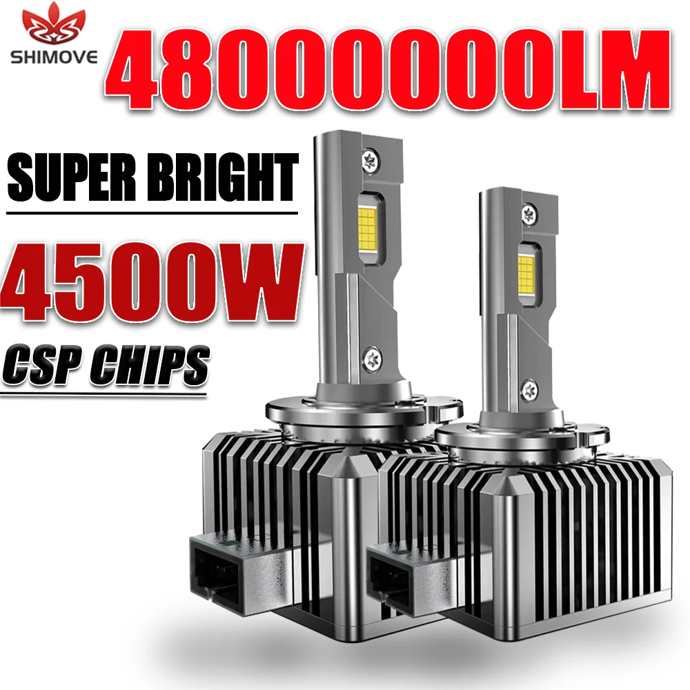 D3S LED Headlights HID Conversion Kit D1S D2S D4S D8S D1R D2R D3R Two-sided CSP Chip 6000K Plug&Play New Version D SERIES