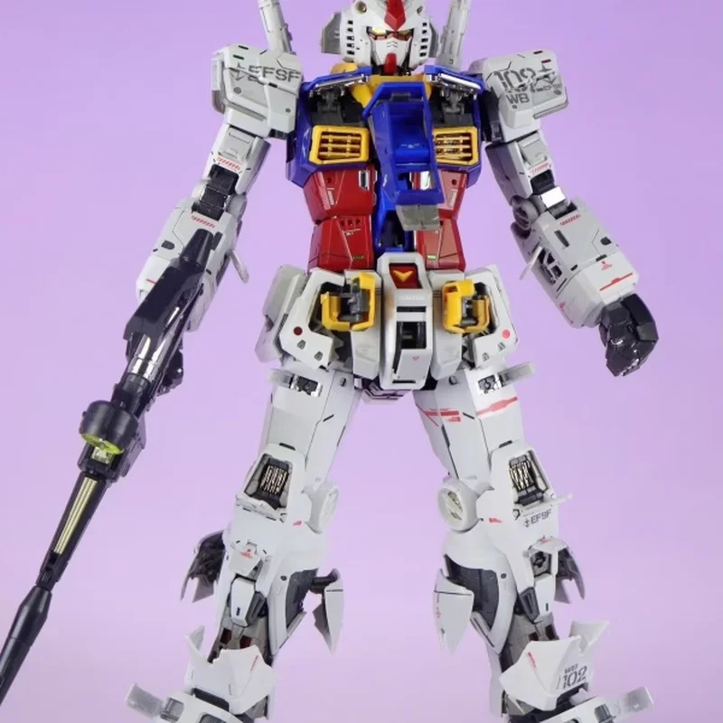 Daban PGU 1/60 Yuanzu 2.0 RX-78-2 Z Funkcją Odkrywania Wnętrza Ramy z Zestawem Lamp Model do Składania Figurki Akcji Prezent