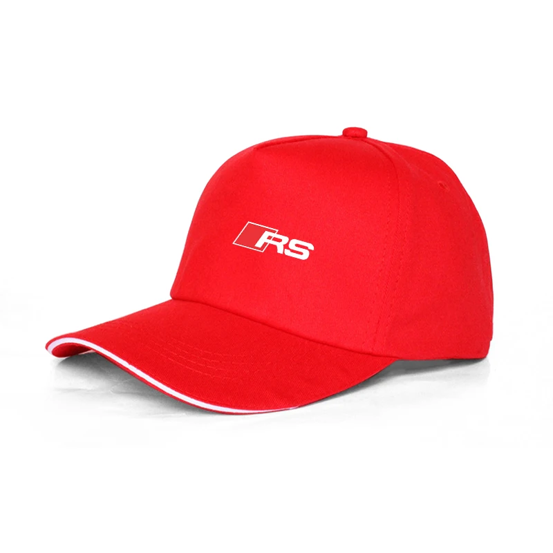 Racing Car Logo Visor Sun Hats Moto GP Outdoor Baseball Cap Hip Hop Hat For Audi RS S Line RS3 RS4 A8 Q7 QRS5 RS6 RS7 S3 S7 S8