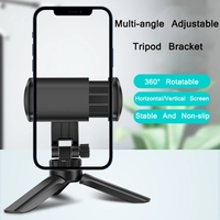 Portable Tripod Mini Desktop Tripod Suitable For IPhone Samsung Multi-angle Adjustment Smartphone Live Camera Stabilizer Bracket