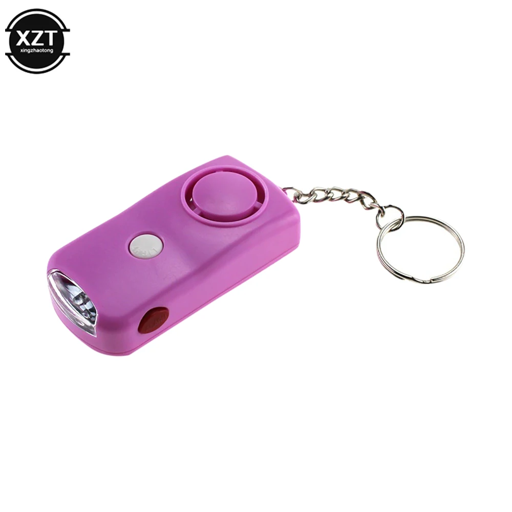 130dB สัญญาณเตือนภัยส่วนบุคคลหมาป่าของผู้หญิงพร้อมไฟ LED เครื่องมือความปลอดภัยสำหรับผู้หญิงเด็กและผู้สูงอายุ