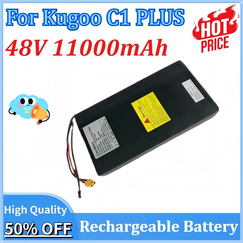 

48V 11000mAh For Kugoo C1 PLUS Folding Electric Scooter Battery Pack Rechargeable High-Capacity