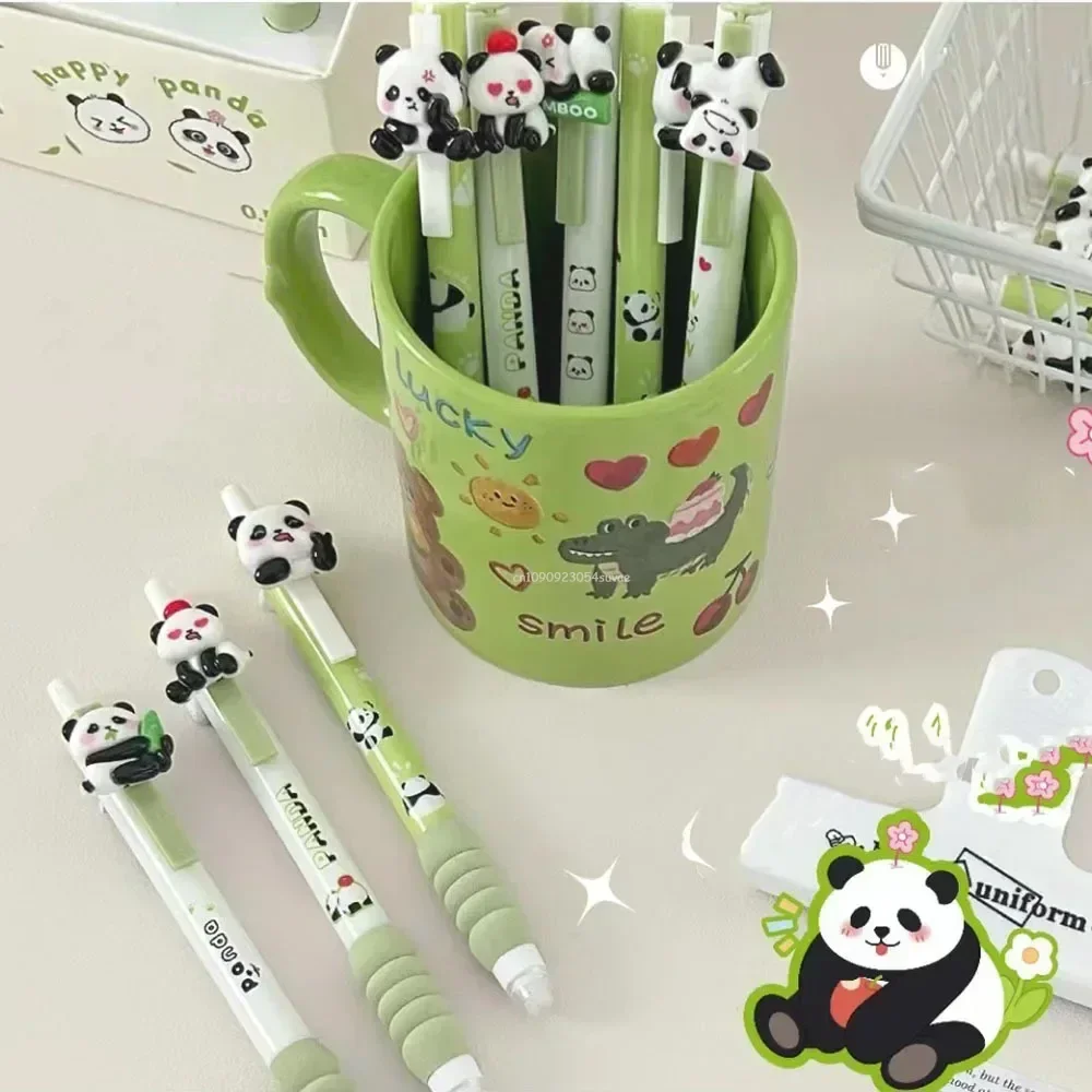 

1PCS Stationery Cute Panda Creativity Decompression Gel Pen School Fashion Office Kawaii Supplies Press Pens