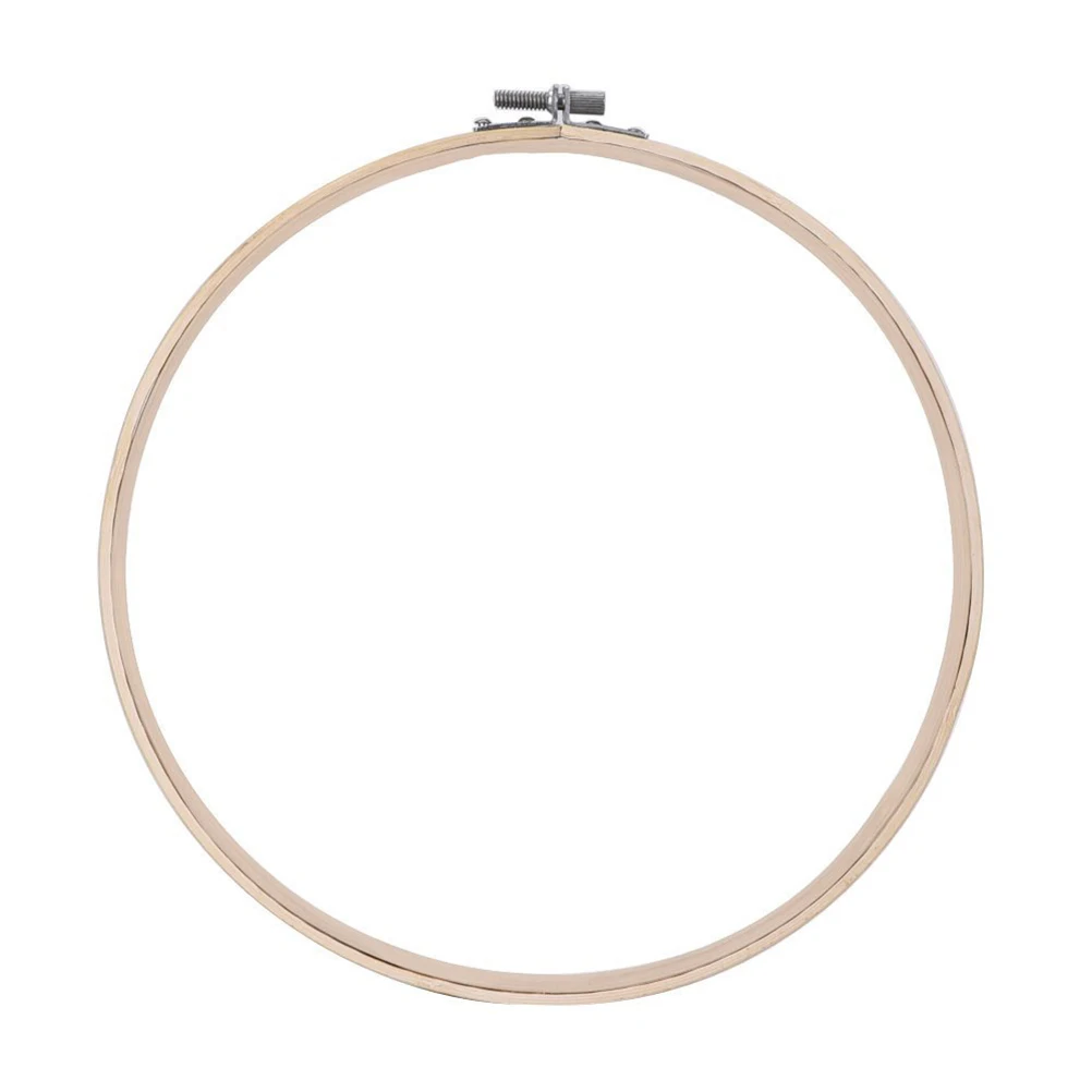 

8 Inch Embroidery Hoop Large Bamboo Circle Embroidery Circle Cross Stitch Ring Wood Hoops Craft Projects Display Frame Manual
