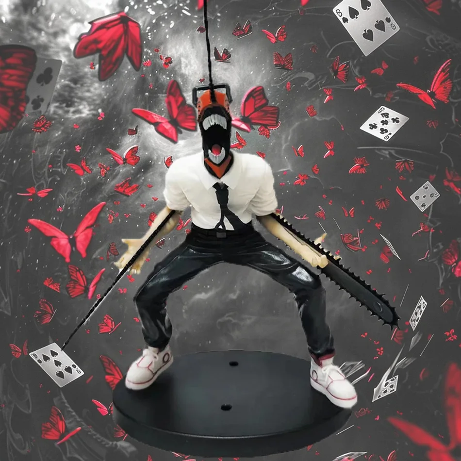 HEISS! Chainsaw Man Anime-Figur Power Denji Actionfigur PVC Chainsaw Man Power Statuette PVC Erwachsenen-Sammelmodell Puppe Spielzeug