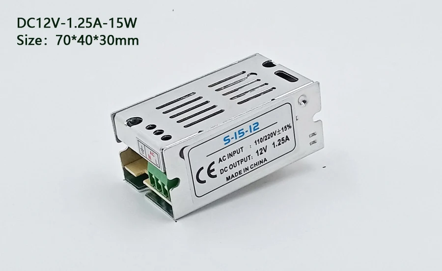 AC DC 3V 9V 15V 18V Power Supply 3A 5A 10A Transformers 220V To 3 9 15 18 V Volt AC/DC Power Supply 220V To 12V SMPS Mean Well