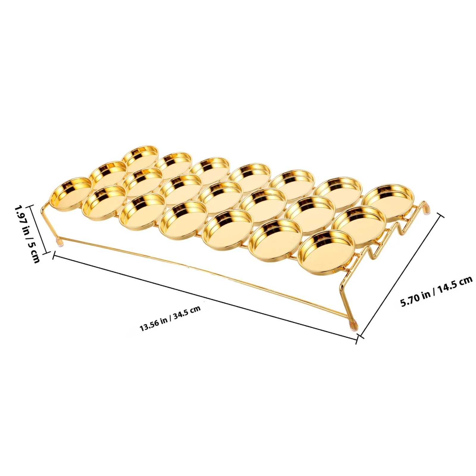 Butter Lamp Holder Three Tier Metal Holder for Indoor Use Religious Stand Altar Decor Dining Table Centerpiece