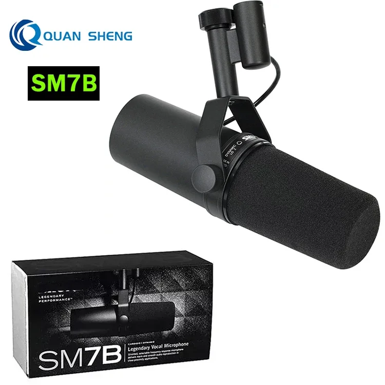 

SM7B Professional Recording Studio Equipment Dynamic Vocal Micropfor Podcasting Microfonos for Sure Mike