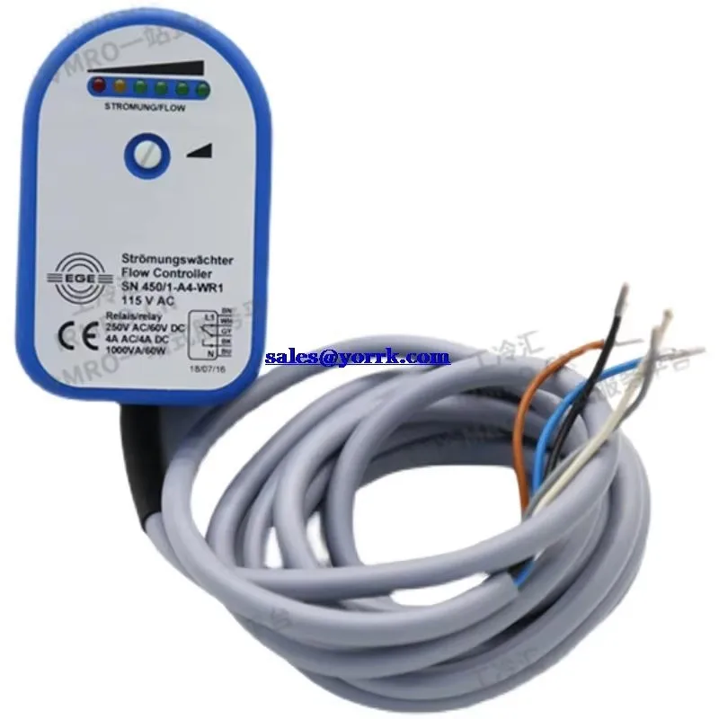 SN450/1 - A4 - WR1 thermal electron flow sensor EGE hot-wire water flow switch transmitter