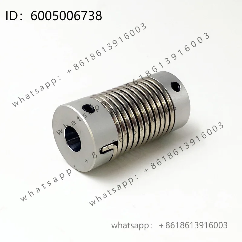 1pc  Encoder Stepping Motor Steel Spring Coupling, OD 16 Length 27 6-6mm