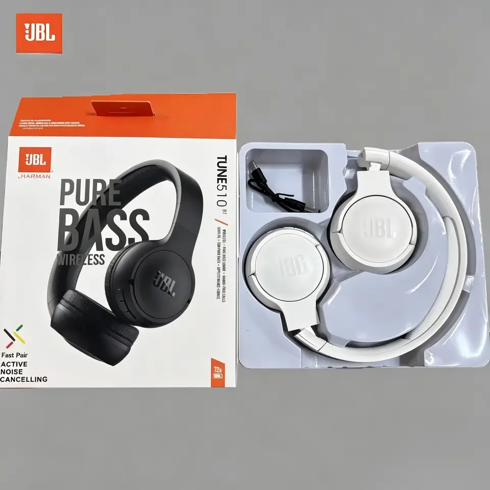 سماعات JBL Tune 510 BT بلوتوث لاسلكية شحن سريع بطارية طويلة الأمد سماعات أذن محمولة للرياضات الخارجية - 2