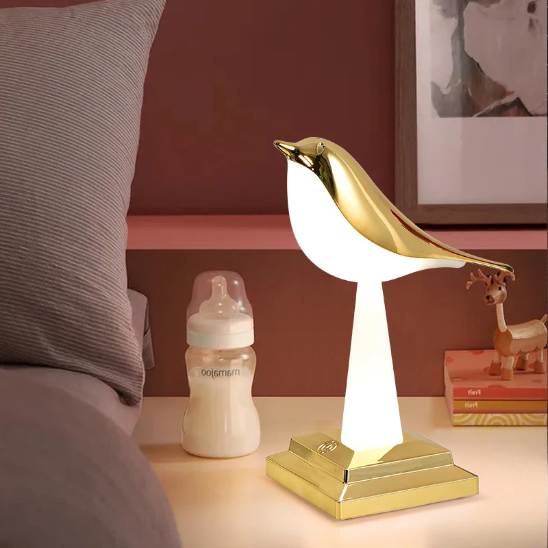 

Modern Magpie Bird Led Table Lamp Bedside Lamp For Bedroom Night Lamp Study Desk Lamp Bedside Table Night Lights Indoor Lighting