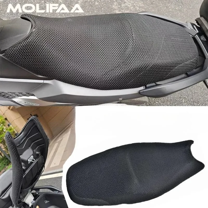 

3D Mesh Cushion Cover For SYM ADXTG 400 Motorcycle Honeycomb Breathable Heat Sun Insulation Seat Cover Net Accessories