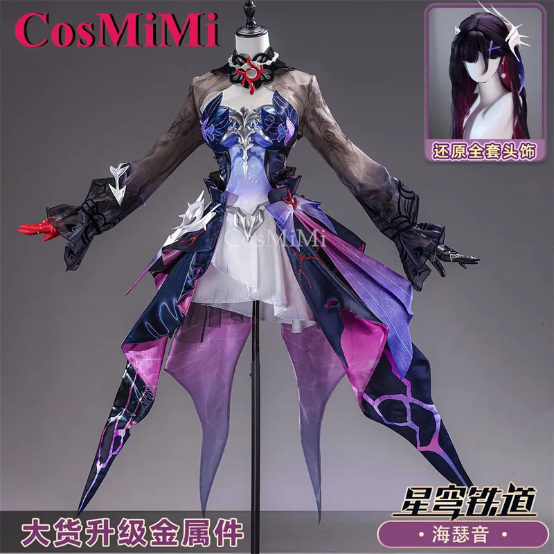 

CosMiMi Game Honkai: Star Rail Helektra Cosplay Costumes Sweet Fashion Uniforms Dress Women Carnival Party Role Play Clothing
