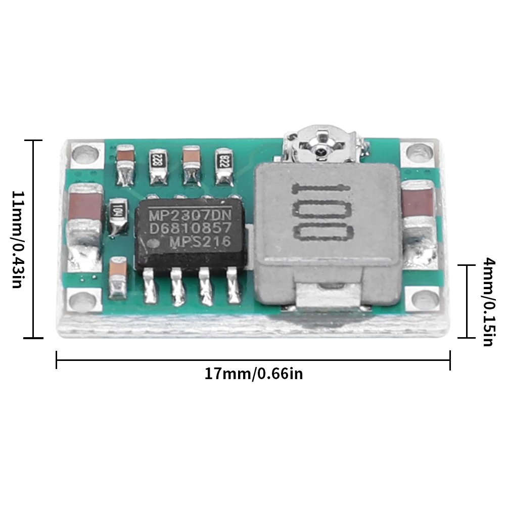 5-100Pcs Mini 360 RC Airplane Module Mini 360 DC Buck Converter 2A Step Down Module 4.75V-23V to 1V-17V 17x11x4mm LM2596 Modules