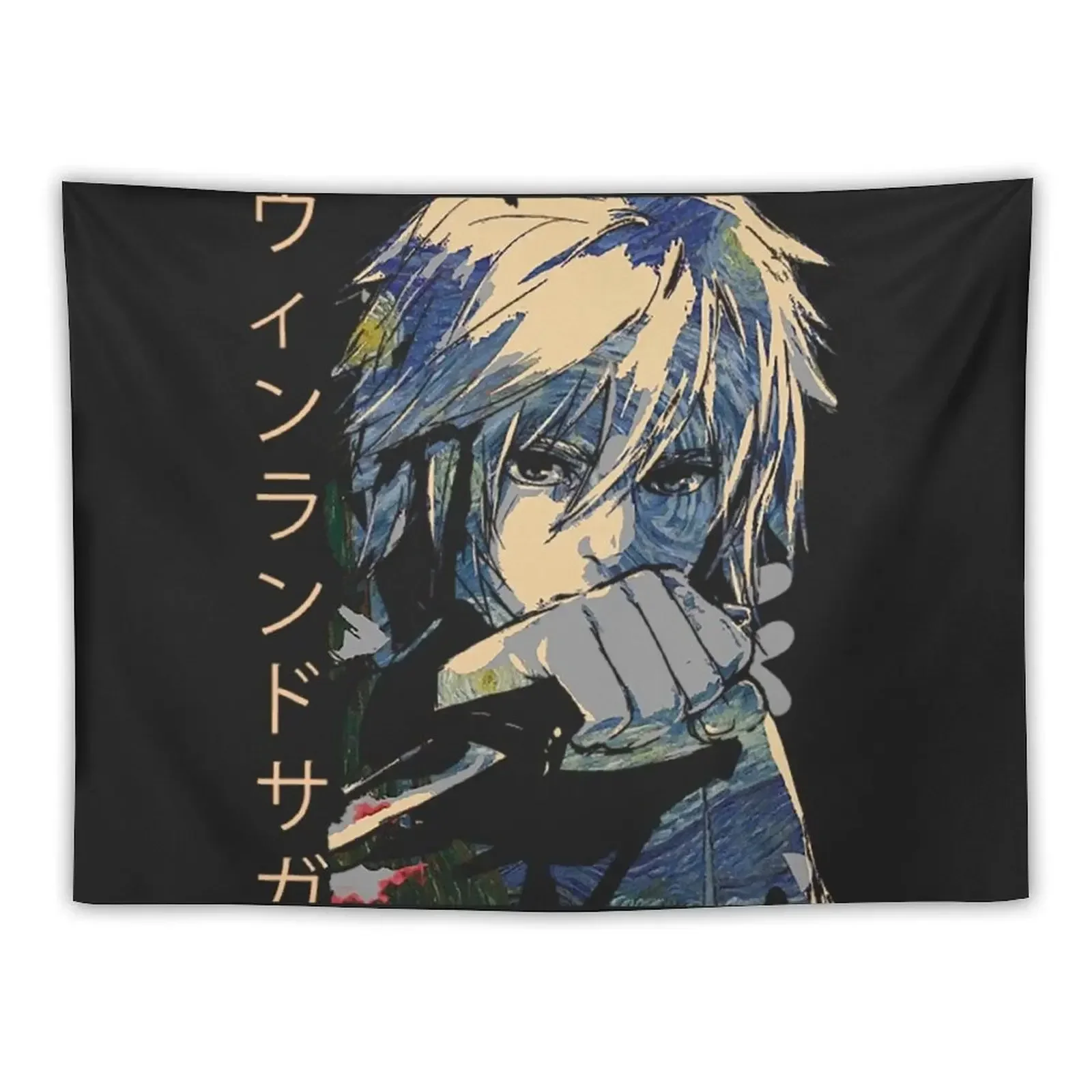 Vinland Saga T-ShirtThorfinn Vinland saga Tapestry Funny Aesthetic Room Decorations Tapestry