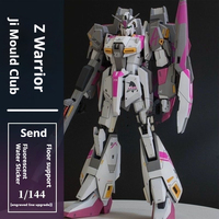 Jms Model Hg 1/144 Msz-006 Zeta Bandai Premium Bandai Limited Edition Modeling Includes Water Decals Display Base Assembly Model