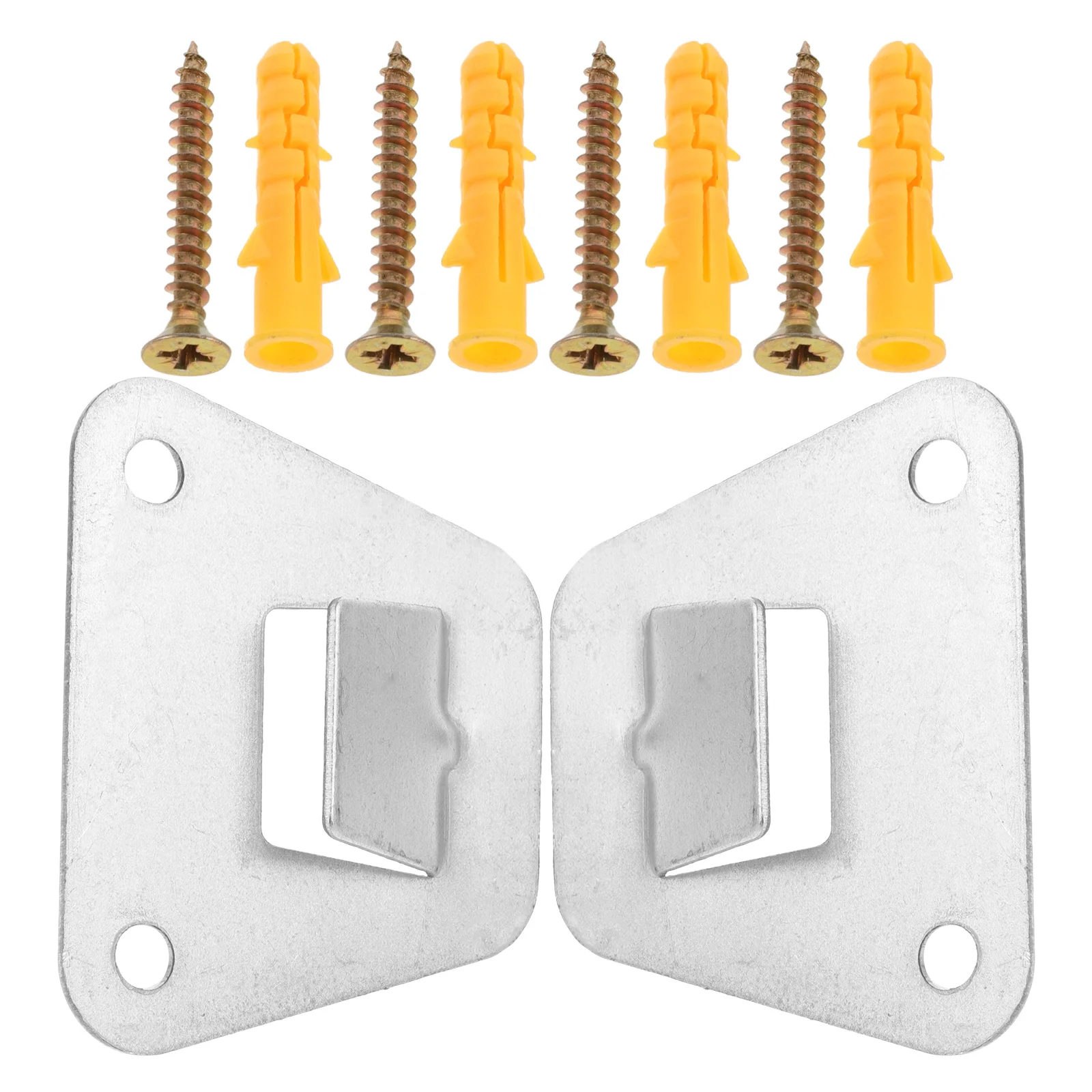 

2 Wall Mount Fan Brackets Heavy Duty Steel Construction Electric Fan Hanging Kits 4 Screws Sets Reinforced Home Office