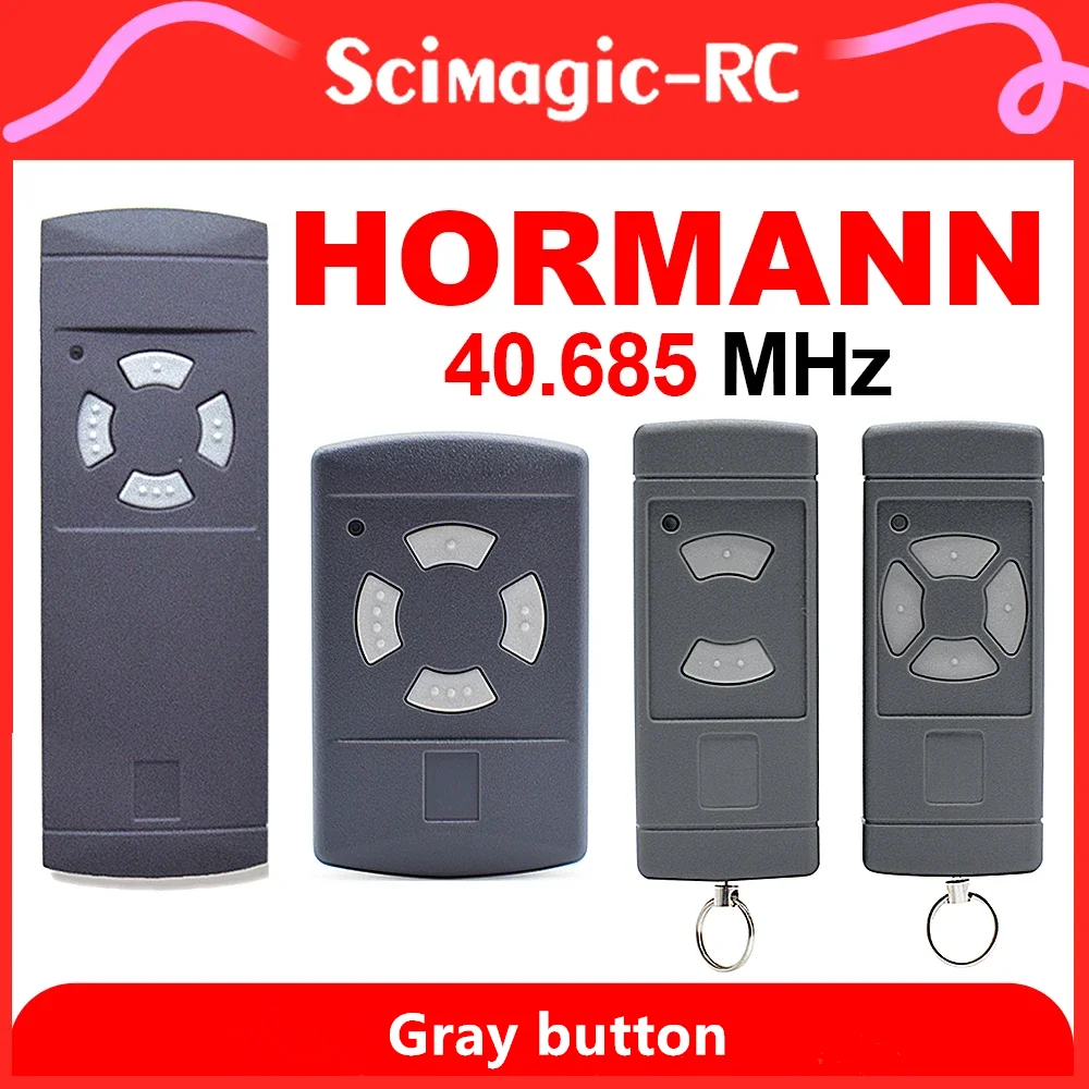 40.685 Hormann HS2 HS4 HSE2 HSE4 HSM4 HSM2 Garage Door Remote Control HORMANN 40mhz Keychain Door Command Opener Transmitter