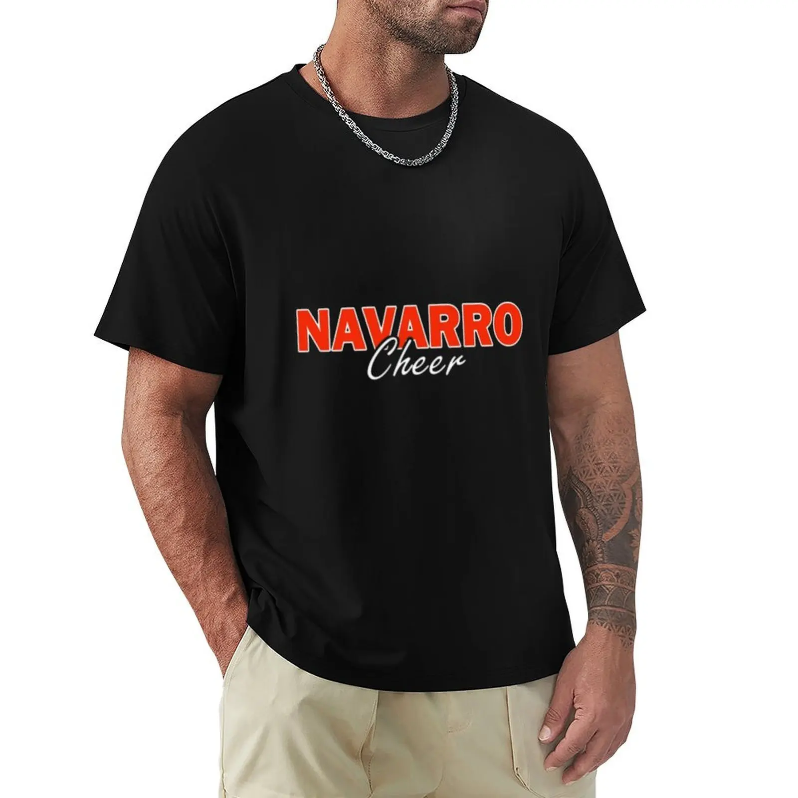 NAVARRO CHEER T-Shirt customizeds shirts graphic oversized t shirt anime t shirts T-shirt men