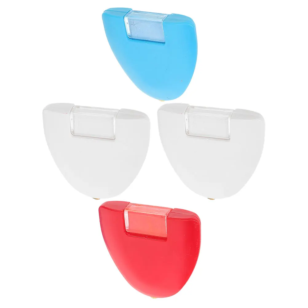Marqueur de craie en tissu en forme de cœur, Triangle pour tailleurs, roue de poudre, outils de couture et de dessin, Durable, léger et Portable, 4 pièces