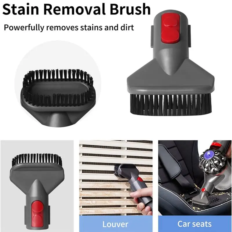 ABRE-Home Cleaning Kit And Soft Bristle Dust Brush For Dyson V15 V11 V10 V7 V8 Absolute Animal Vacuum Cleaner