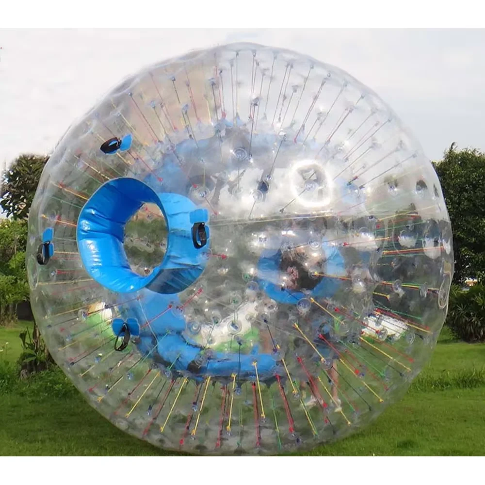 New Design Inflatable Zorbing Ball On Sale 3M Diamater Inflatable Hamster Ball For Human PVC/TPU Material Body Zorb Ball