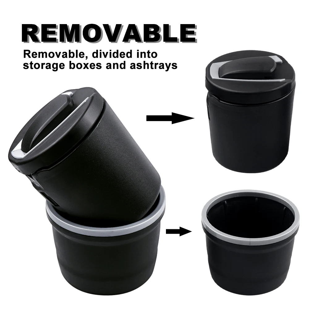 

Новая автомобильная подставка для сигарет 2026 года, 1 шт., с LED-подсветкой, портативная, огнестойкая, для Citroen C4L VTS C-ELYSEE C