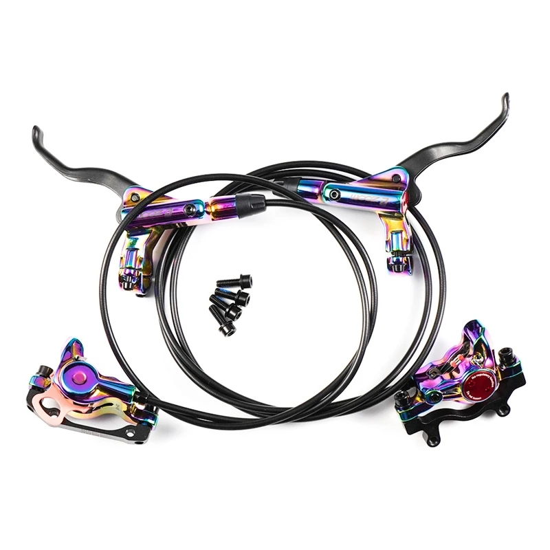 ZOOM Bike Accessories Mtb Bike Hydraulic Brakes Internal /External  Wiring Oil Disc Brake Front 900mm Rear 1500mm Hose Cycling