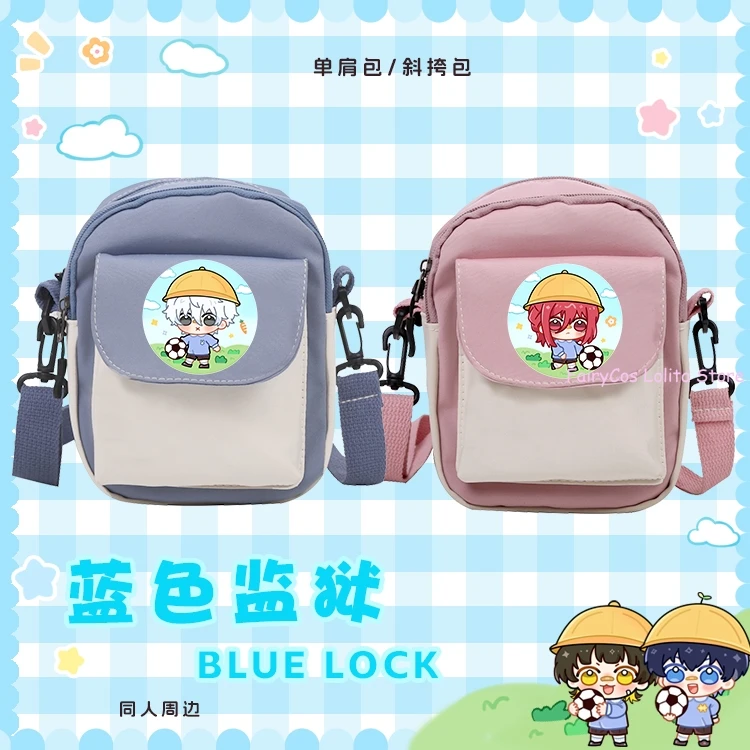 

Nagi Seishiro BLUE LOCK Isagi Yoichi Bachira Meguru милая мультяшная парусиновая сумка на одно плечо сумка через плечо аниме косплей сумка