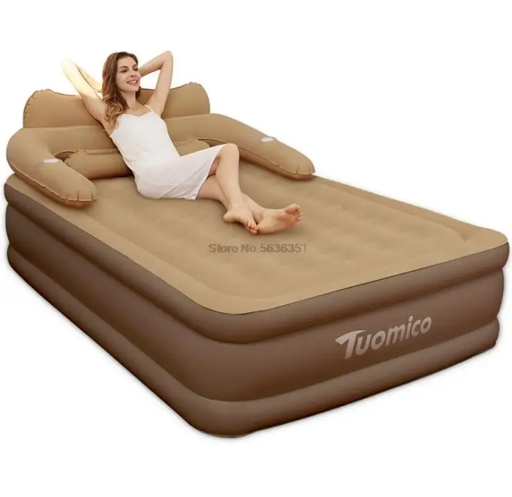 Home Convenient Inflatable Mattress Outdoor Camping Air Bed Foldable Inflatable Bed Inflatable Bed