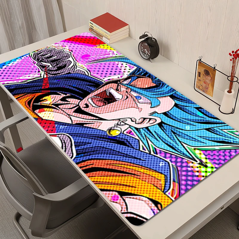 Mousepad Computer Gaming Mats PC Accessories HD Extended Pad Non-Slip Mouse Pad Anime Dragon Ball Keyboard Pad Office Desk Mat