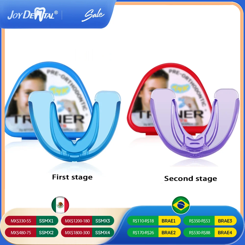 Teeth Trainer for Kids Children Dental Tooth Orthodontic Appliance Dental Alignment Braces Mouthpieces Phase Soft and Hard