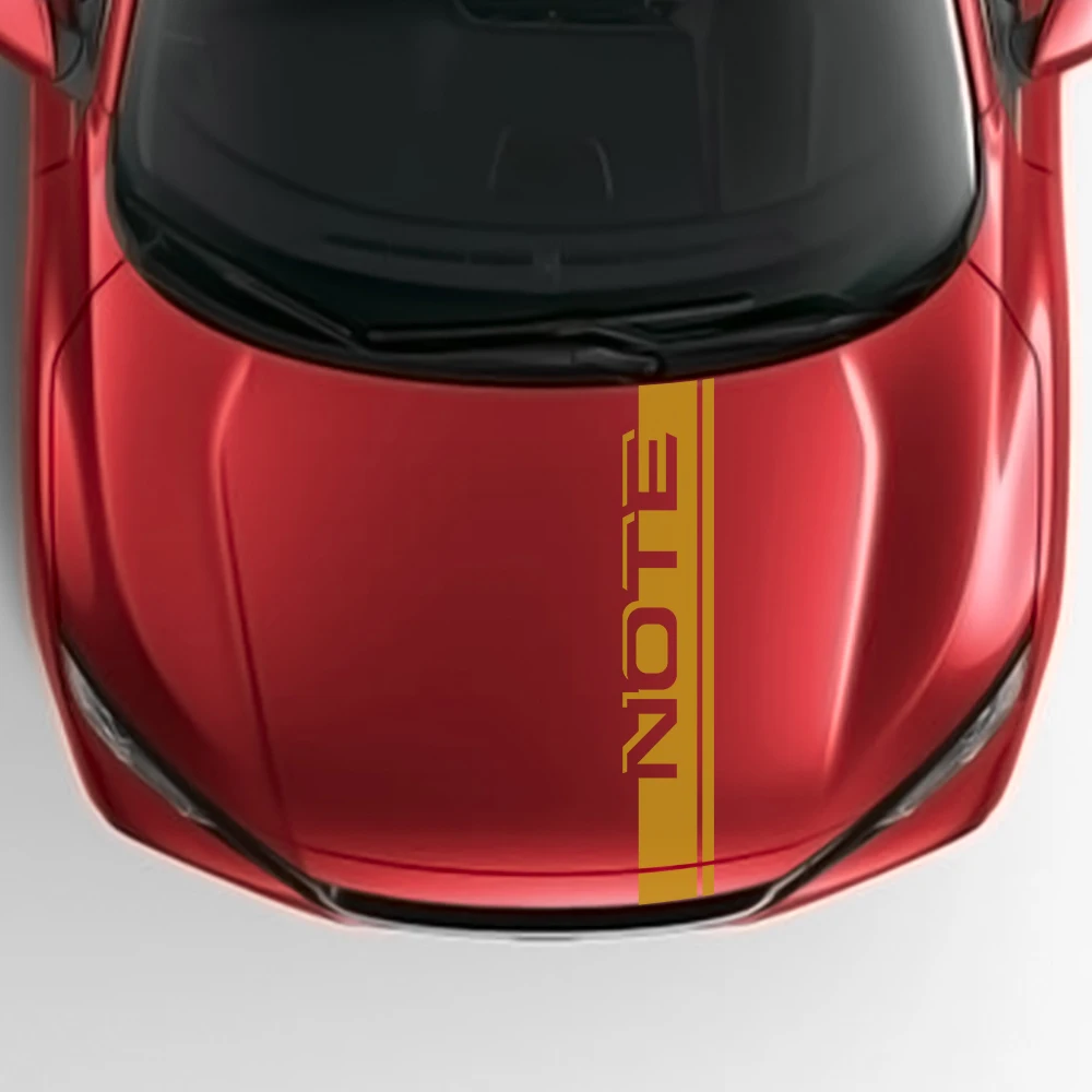 لنيسان قاشقاي J11 J12 ميكرا K12 ورقة 2 J10 دورية X-Trail سينترا نوت ماكسيما T32 غطاء محرك السيارة إكسسوارات ملصقات