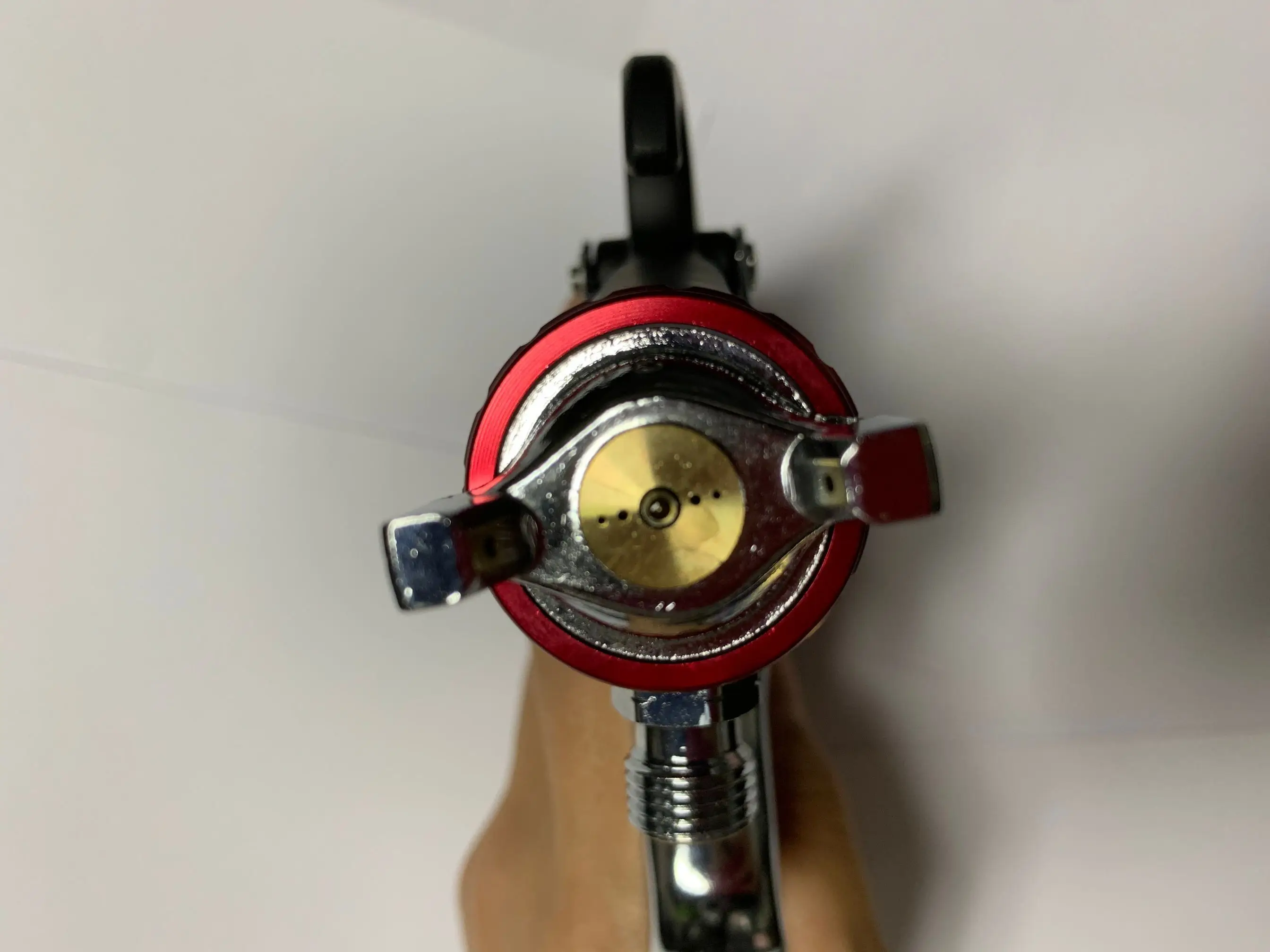 Pistola de pulverização de cabeça única Item LYH-MF-71 Nova atualização de pistola para pintura de trabalho de carro Nano Chrome Pistola de pulverização