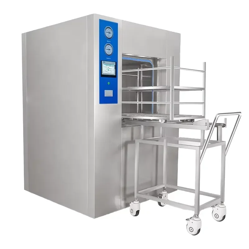 26 HST-1200 Liter Sliding Door Pulsating Vacuum Sterilizer High Temperature Autoclave Sterilizer Instrument for Medical