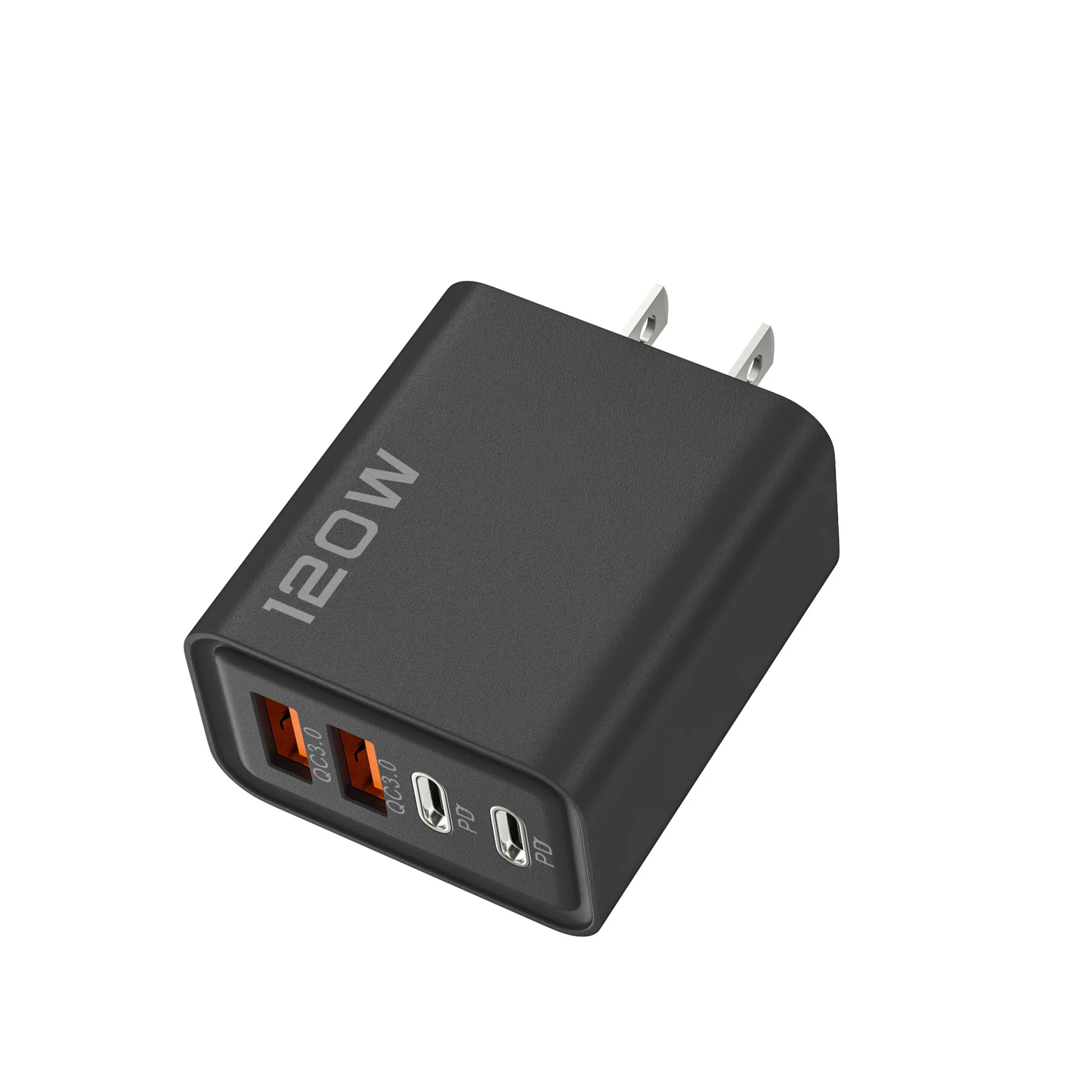 Fast Charging USB Type C Charger 120W 4 Port PD Quick Charge 3.0 For iPhone Samsung Xiaomi Huawei EU US UK Plug Phone Adapter image 3