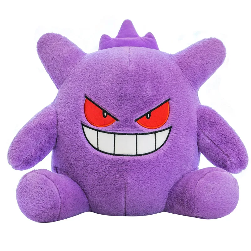 Peluche Pokémon Gengar, 30-65cm, Mignon, Doux, Grand Oreiller, Cadeau d'Anniversaire pour Enfant