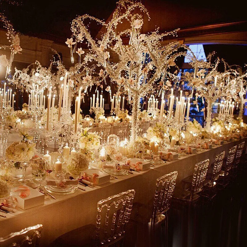 

2.5M/Pcs Wedding Christmas Decoration LED Light Bead String Event Craft Ornament Ceiling Curtain For Home Garden DIY Supplies