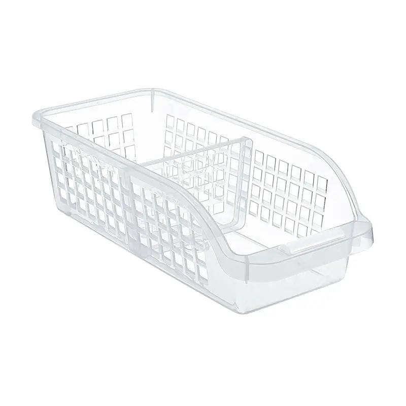 4pcs Home Transparent Refrigerator Storage Compartment Thickened Plastic Food Storage And Organization Box Storage Basket