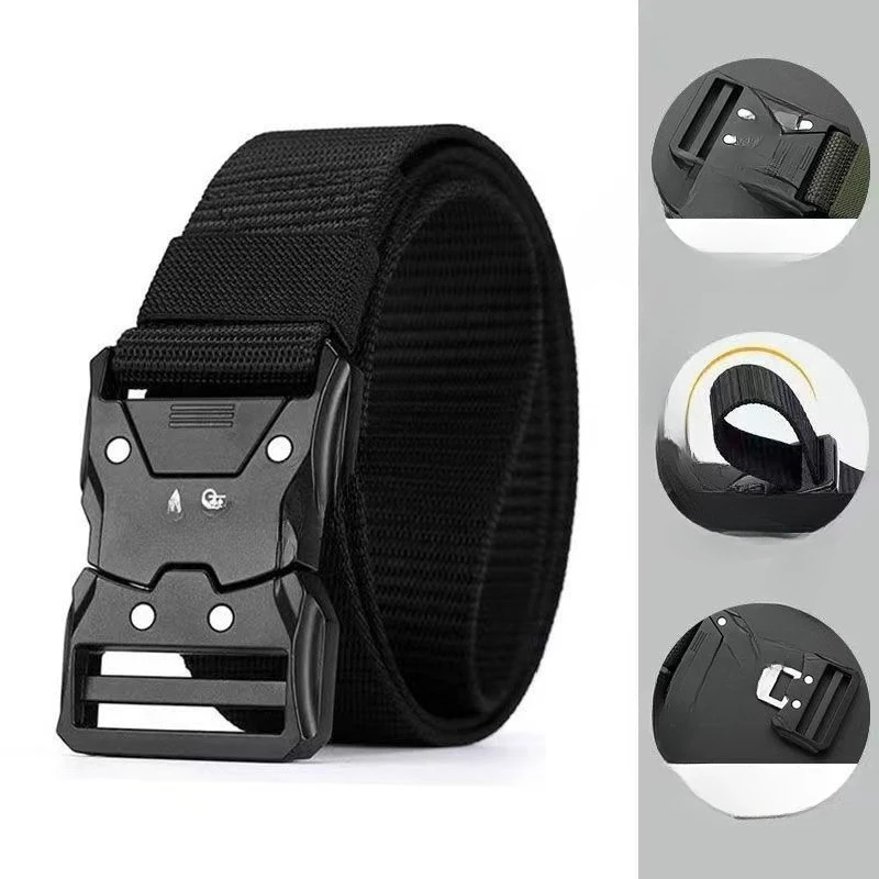 حزام نايلون بإبزيم تكتيكي للرجال - حزام قماش للتدريب العسكري في الهواء الطلق من كوبرا، حزام سراويل البضائع الرياضية من أمازون #5