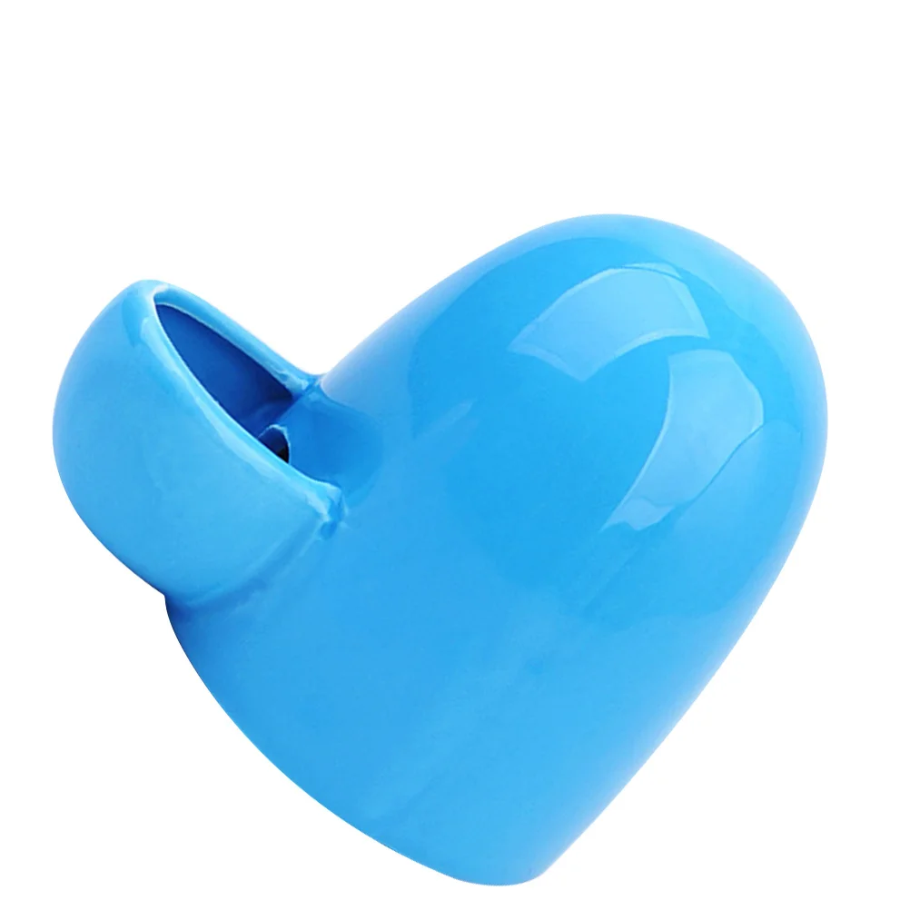 

200ml Ceramic Small Pet Automatic Feeder No Smell Bright Color Rabbit Hamster Drinking Bowl Self-Dispensing Supplies