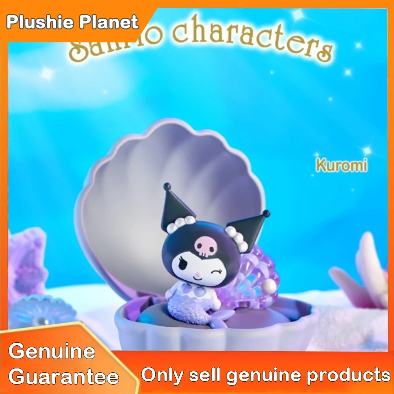 

Подлинная Sanrio Mermaid Family Series слепая коробка ночник Kawaii модель Kuromi Pochacco Cinnamoroll Hellokitty орнамент подарочная игрушка