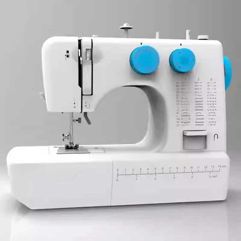 818 Household Multifunctional 45 Thread Type Double Needle Mini Sewing Machine Lock Edge Nail Grommets