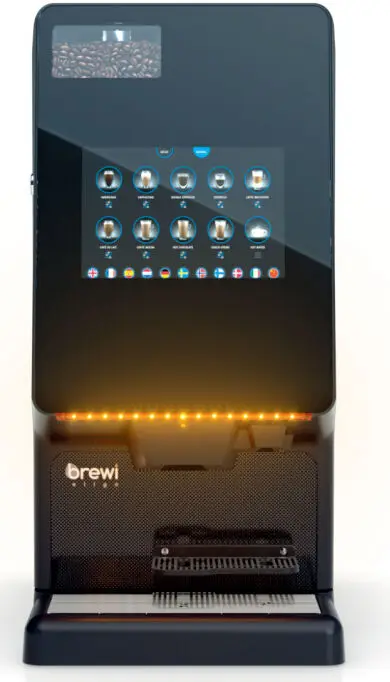 2026 New Smart ModelBrewi Eligo Fully Automatic Touch Screen Commercial Coffee Vendo hine for Sale