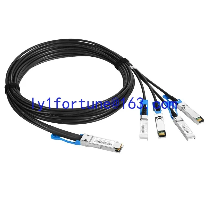 10Gigabit SFP+SFP28 10G 25G 40G100G DAC High Speed Cable Stacked Cable Direct Cable Optoelectronics 1min 4 QSFP-4SFP10G 1/2/3/5m