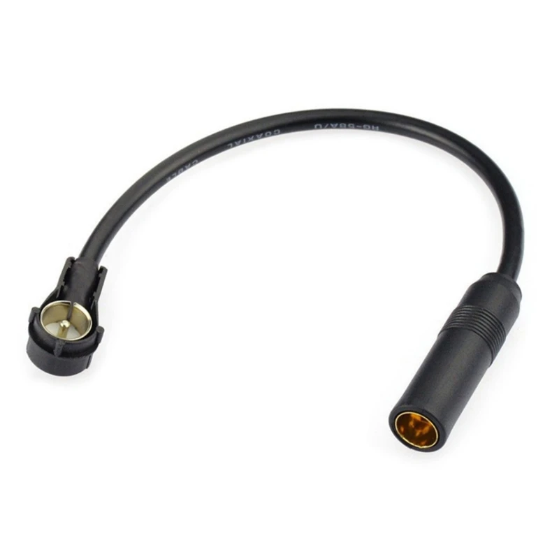 Car Radio Antenna Adapter Cable 30cm With DIN 41585 Male to Female Connector Fit for Navigation Units, European DropShipping